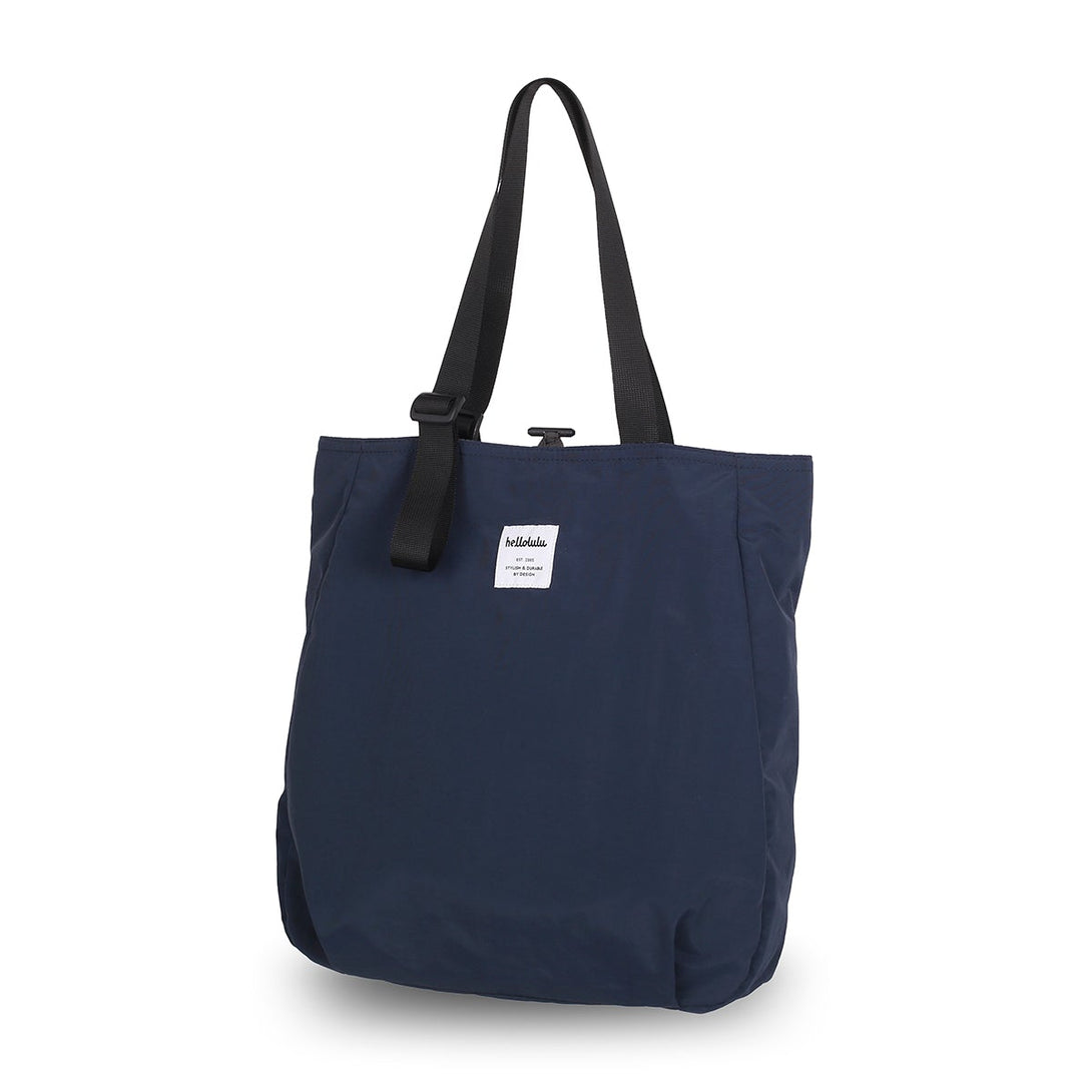 JONNA - Double-sided Versatile Tote - HELLOLULU LIVING SOLUTIONS. Prussian Blue / Iron Gray