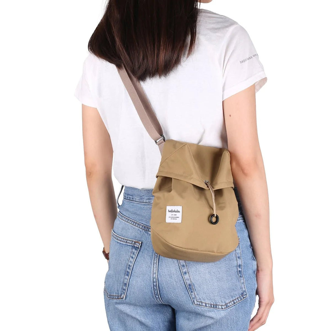 ARMIE - Day Sling Bag S - HELLOLULU LIVING SOLUTIONS. Brown Beige