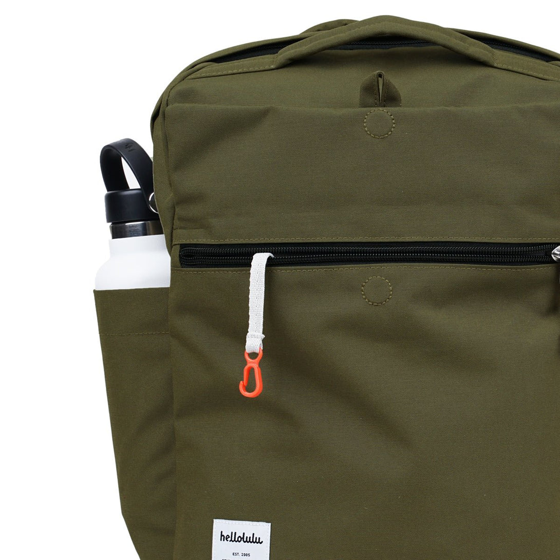 CARTER (ECO Edition) - All Day Backpack - HELLOLULU LIVING SOLUTIONS. Capulet Olive (New Color)
