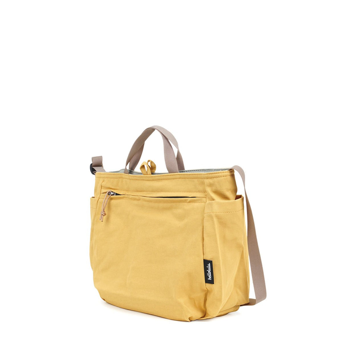 JOLIE (ECO Edition) - Double-sided 2-Way Shoulder Bag - HELLOLULU LIVING SOLUTIONS. Pastel Green/Daisy Yellow (New Color)