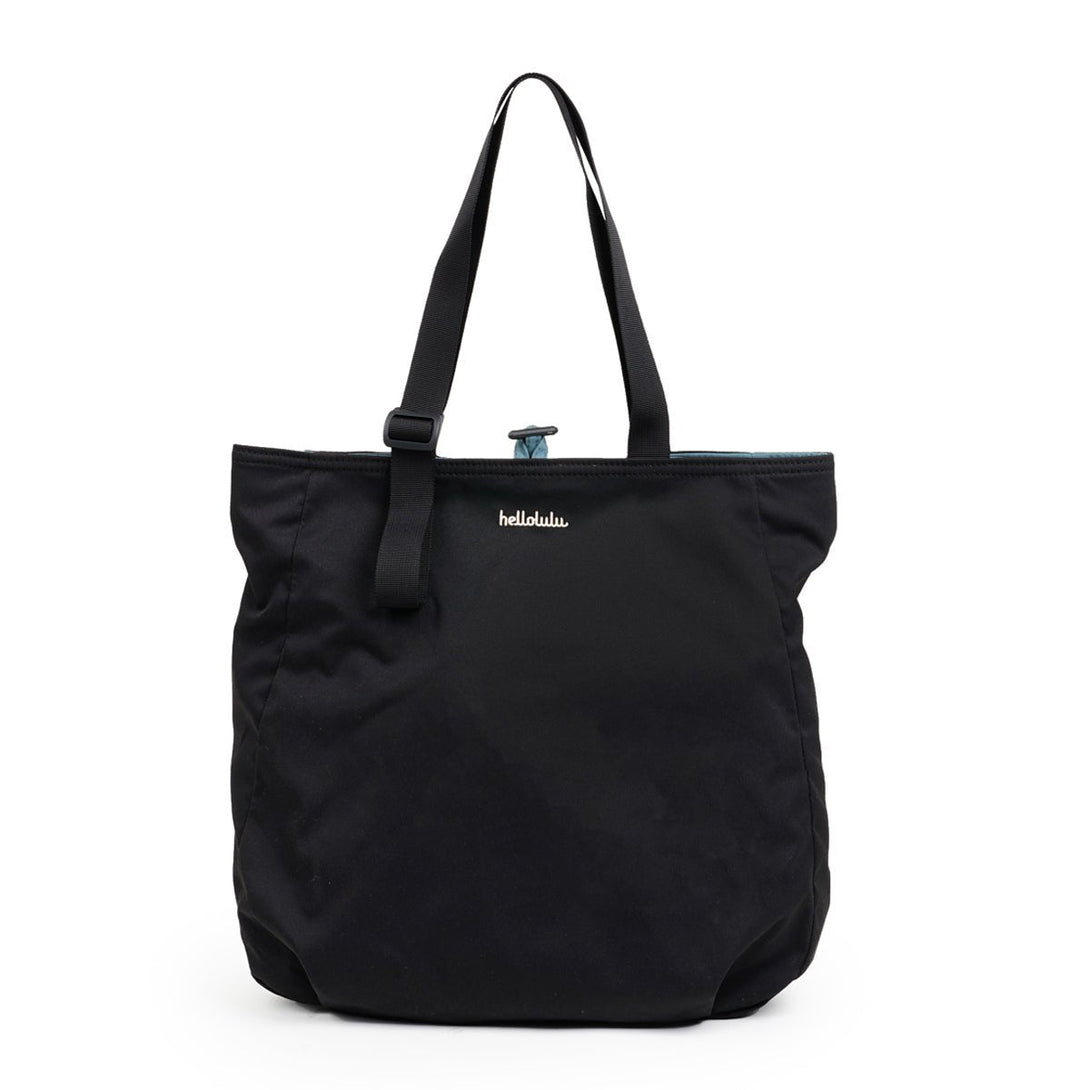 JONNA (ECO Edition) - Double-sided Versatile Tote - HELLOLULU LIVING SOLUTIONS. Ultra Black/Shaded Spruce