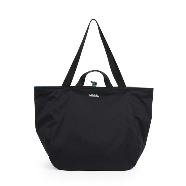 JAKE (ECO Edition) - Double-sided 2-way Tote - HELLOLULU LIVING SOLUTIONS. Ultra Black/Shaded Spruce