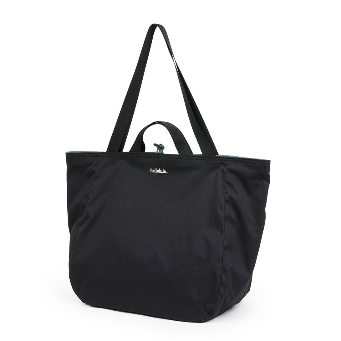 JAKE (ECO Edition) - Double-sided 2-way Tote - HELLOLULU LIVING SOLUTIONS. Ultra Black/Shaded Spruce