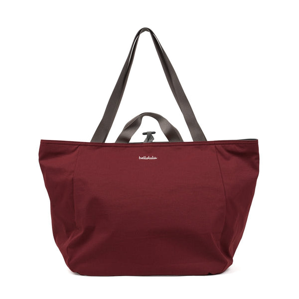 JAKE (ECO Edition) - Double-sided 2-way Tote - HELLOLULU LIVING SOLUTIONS. Berry Wine/ Glacier Gray (New Color)