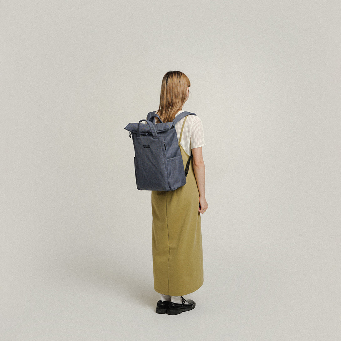 TATE (ECO Edition) - All Day Backpack - HELLOLULU LIVING SOLUTIONS. Cool Blue (New Color)