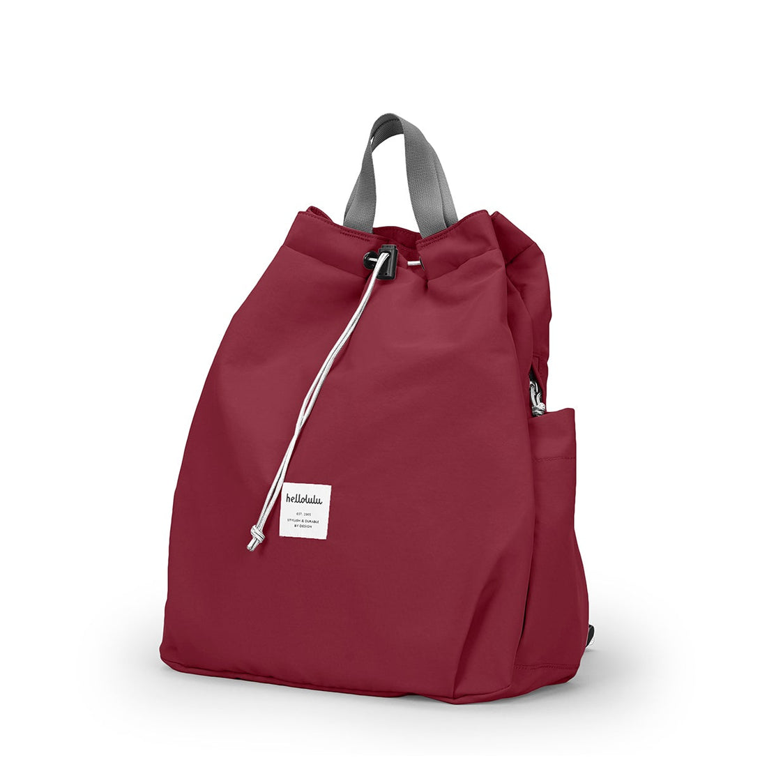 ELIO - Everyday Totepack - HELLOLULU LIVING SOLUTIONS. Ruby Red