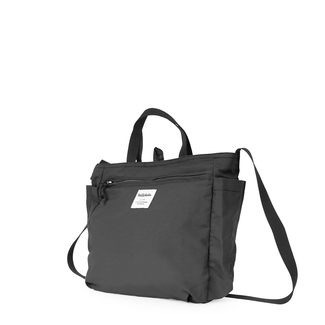 JOLIE - Double-sided 2-way Shoulder Bag - HELLOLULU LIVING SOLUTIONS. Toffee / Slate Gray