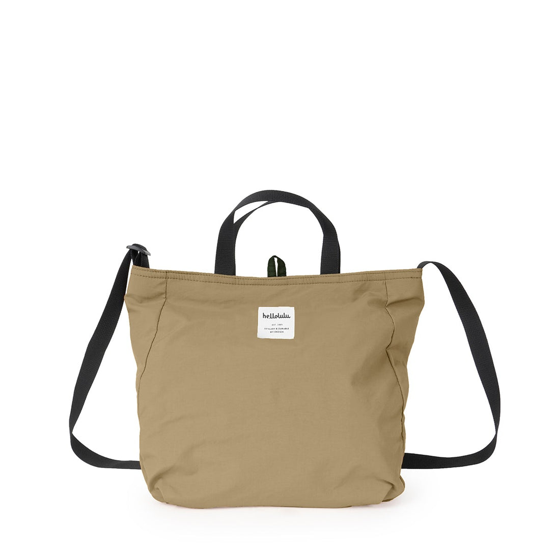 JOLIE - Double-sided 2-way Shoulder Bag - HELLOLULU LIVING SOLUTIONS. Frosted Almond / Kale