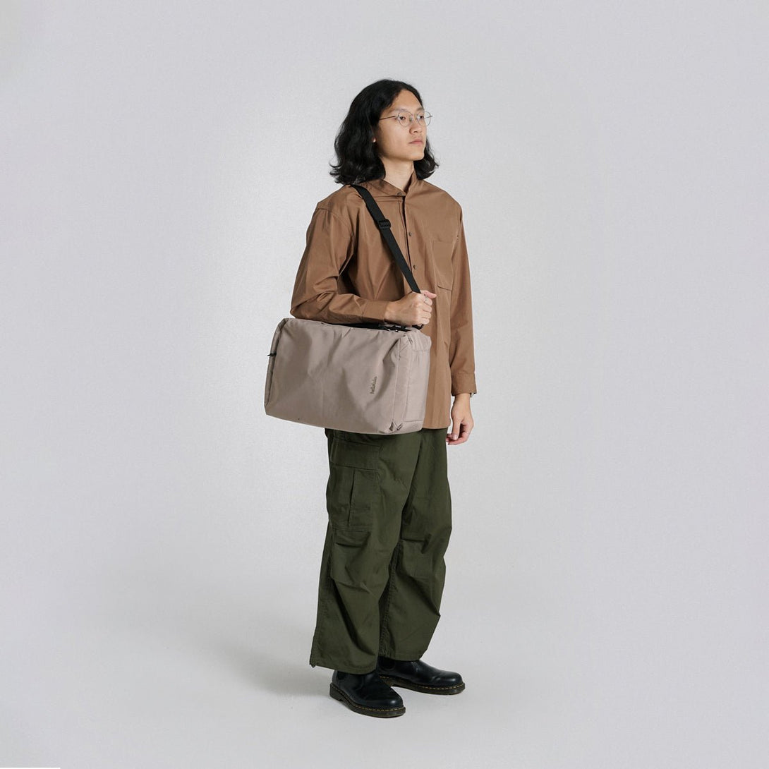 KELL - 3-Way Briefpack - HELLOLULU LIVING SOLUTIONS. Pastel Khaki (New Color)