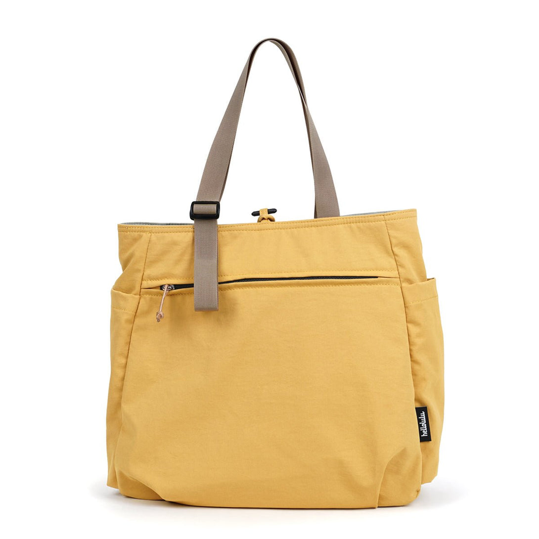 JONNA (ECO Edition) - Double-sided Versatile Tote - HELLOLULU LIVING SOLUTIONS. Pastel Green/Daisy Yellow (New Color)