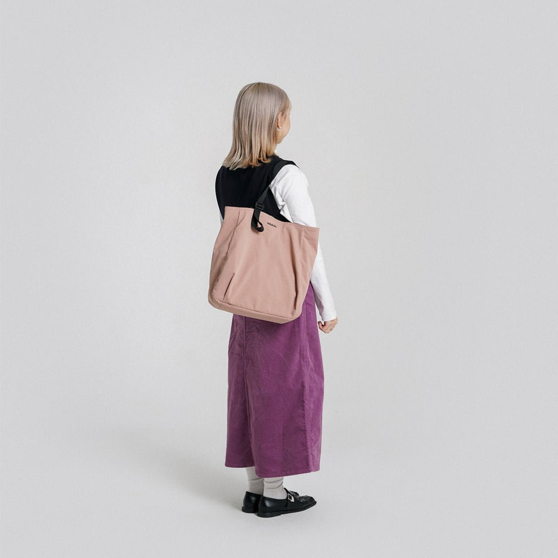 JONNA (ECO Edition) - Double-sided Versatile Tote - HELLOLULU LIVING SOLUTIONS. Cloud Pink/Linen (New Color)