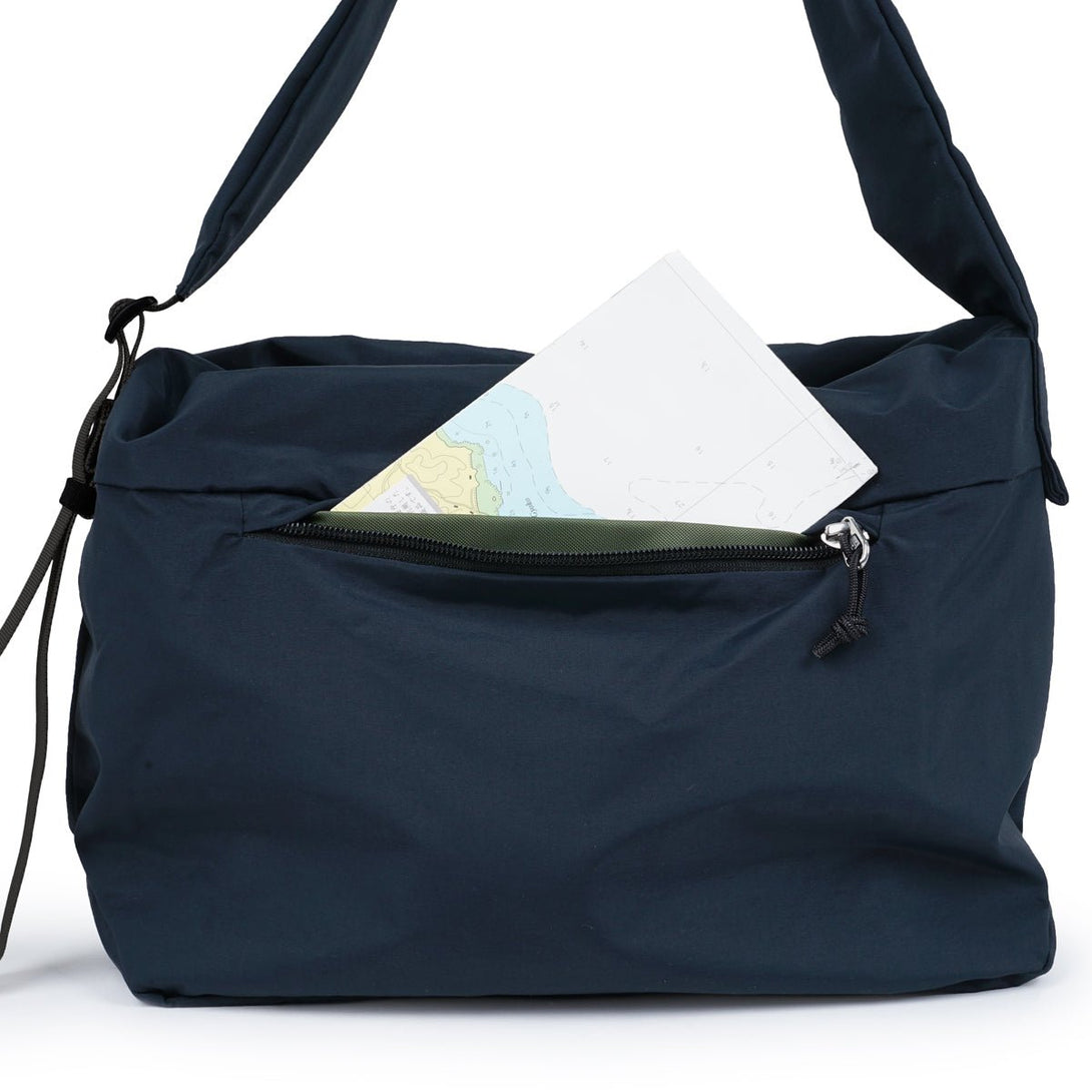 NICK - 2 Way Drawstring Shoulder Bag - HELLOLULU LIVING SOLUTIONS. Prussian Blue (New Color)