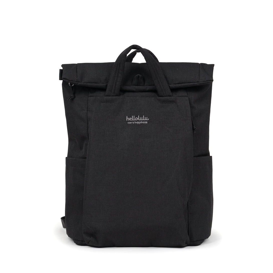 TATE (ECO Edition) - All Day Backpack - HELLOLULU LIVING SOLUTIONS. Black (New Color)