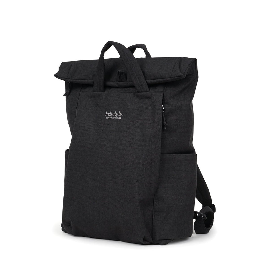 TATE (ECO Edition) - All Day Backpack - HELLOLULU LIVING SOLUTIONS. Black (New Color)