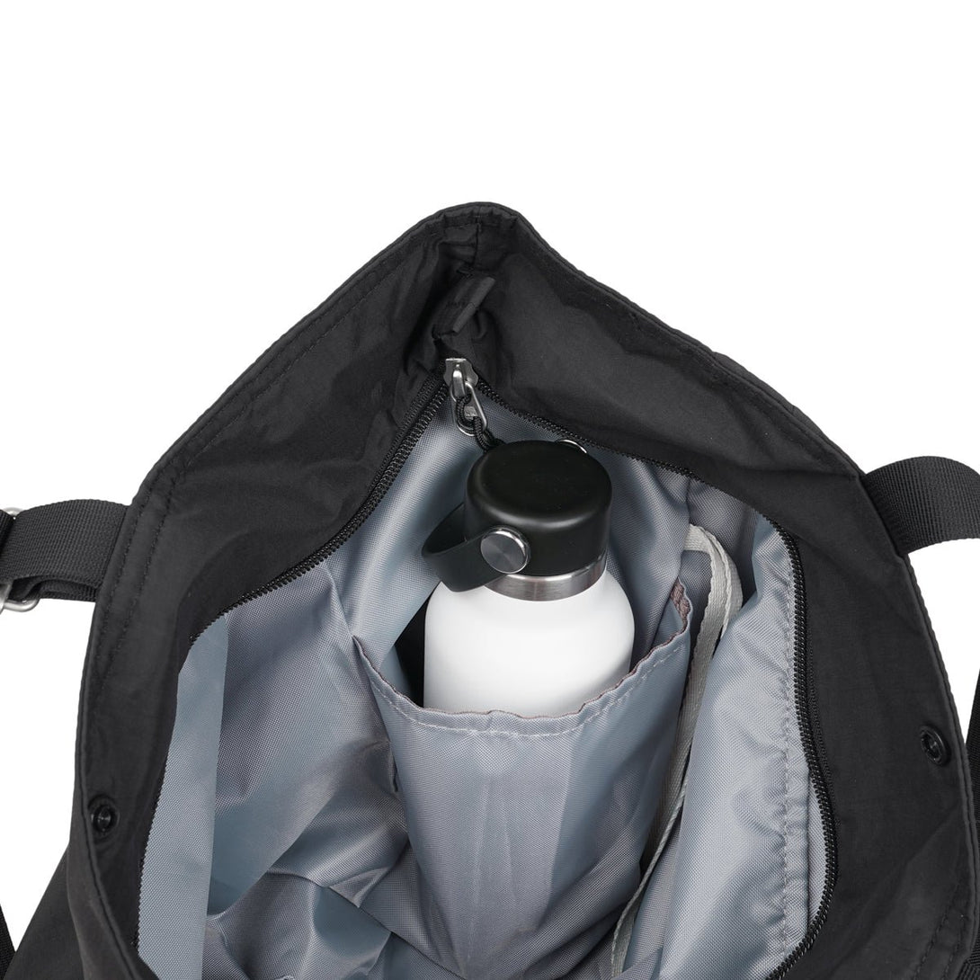 CUBA - 2 Sided Shoulder Bag (L) - HELLOLULU LIVING SOLUTIONS. Black