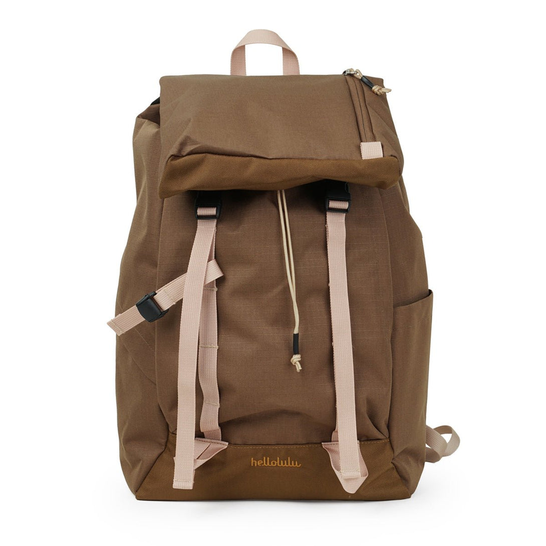GIO - Utility Flap Backpack L - HELLOLULU LIVING SOLUTIONS. Tan Khaki