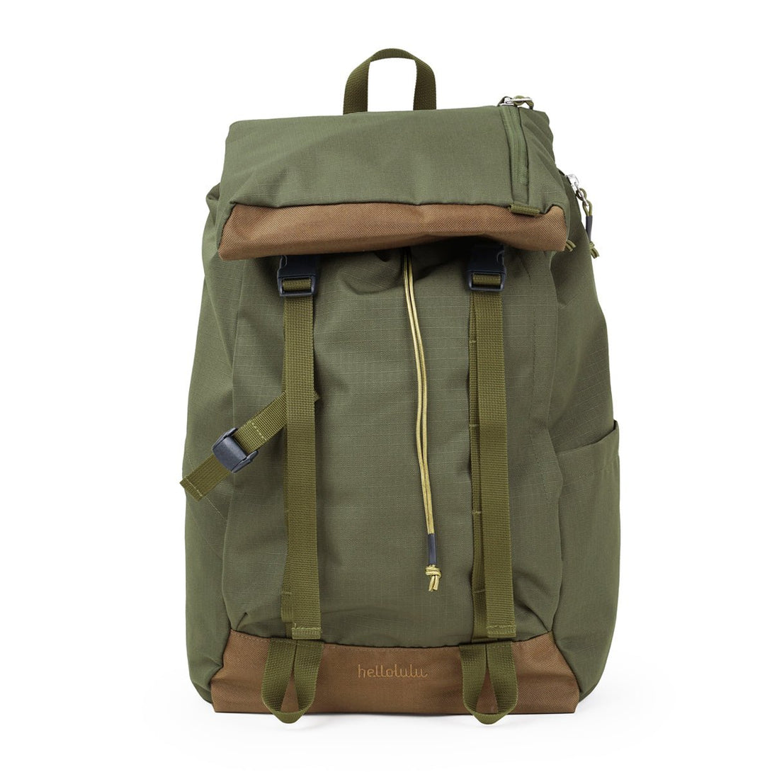 GIO - Utility Flap Backpack L - HELLOLULU LIVING SOLUTIONS. Olive Drab