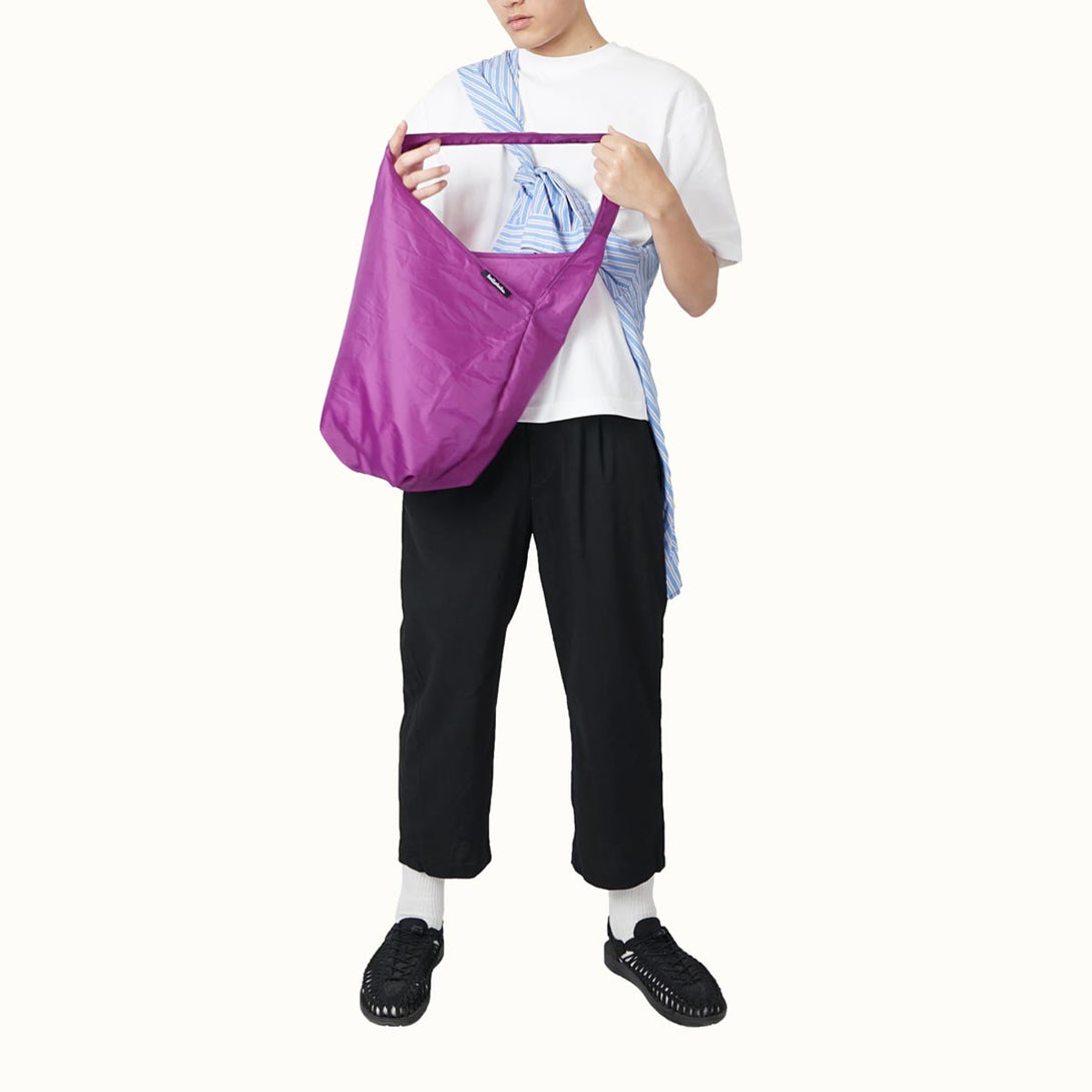 OVI - 5L Packable Market Bag - HELLOLULU LIVING SOLUTIONS. Plum Purple