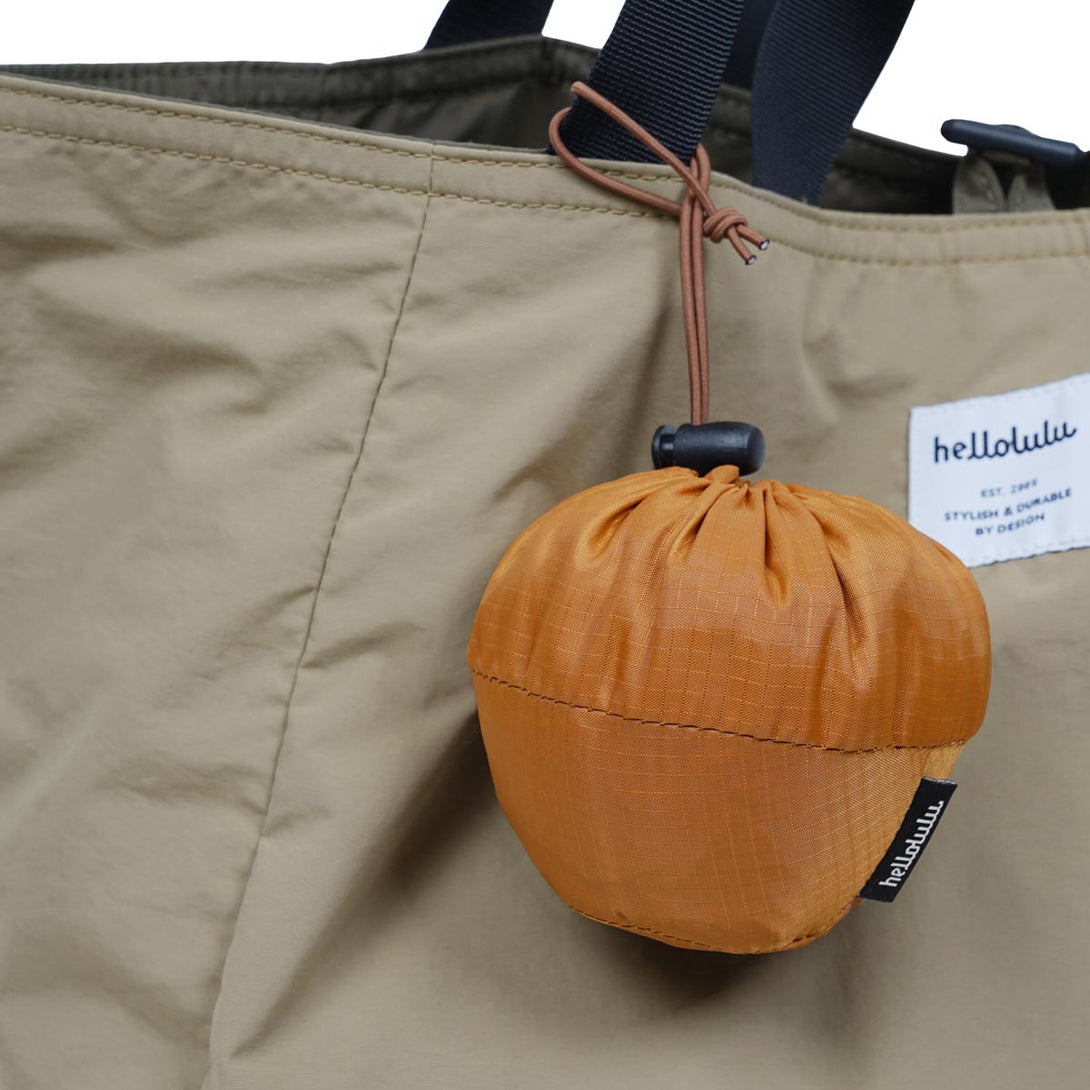 OLE - 17L Packable Market Bag - HELLOLULU LIVING SOLUTIONS. Cocoa