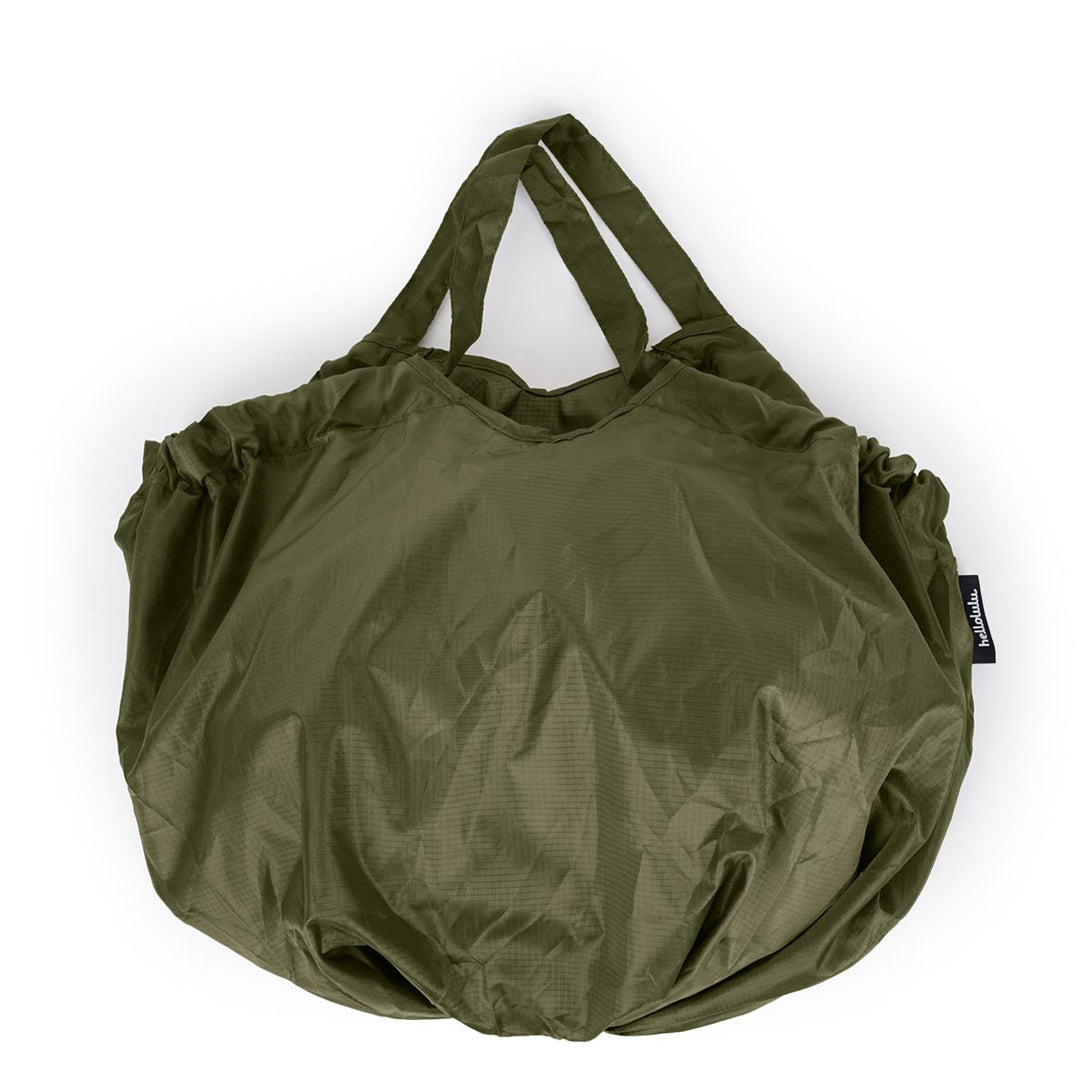OLE - 17L Packable Market Bag - HELLOLULU LIVING SOLUTIONS. Juniper Green