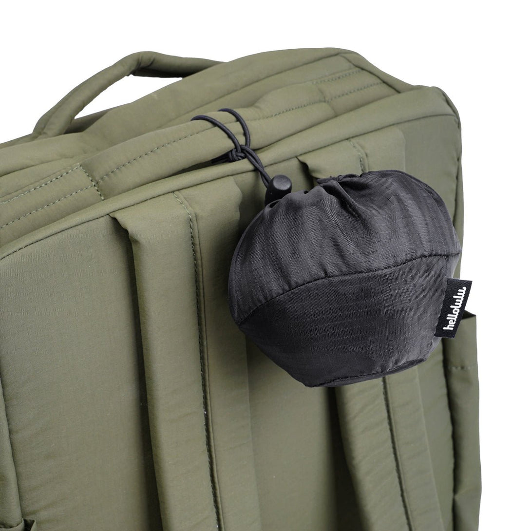 OLE - 17L Packable Market Bag - HELLOLULU LIVING SOLUTIONS. Night Black (New Color)