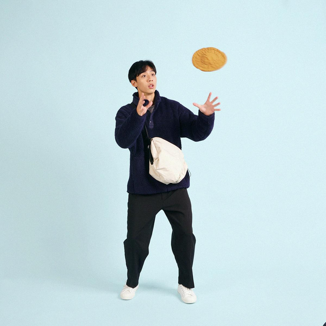 RYLEE - Packable Pocket Frisbee - HELLOLULU LIVING SOLUTIONS. Light Walnut